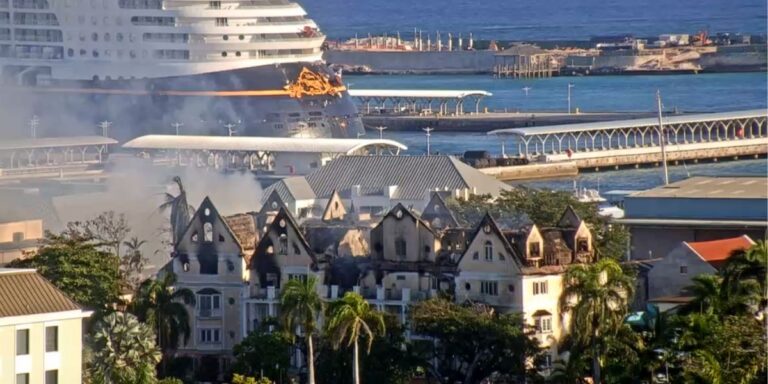 Nassau port fire