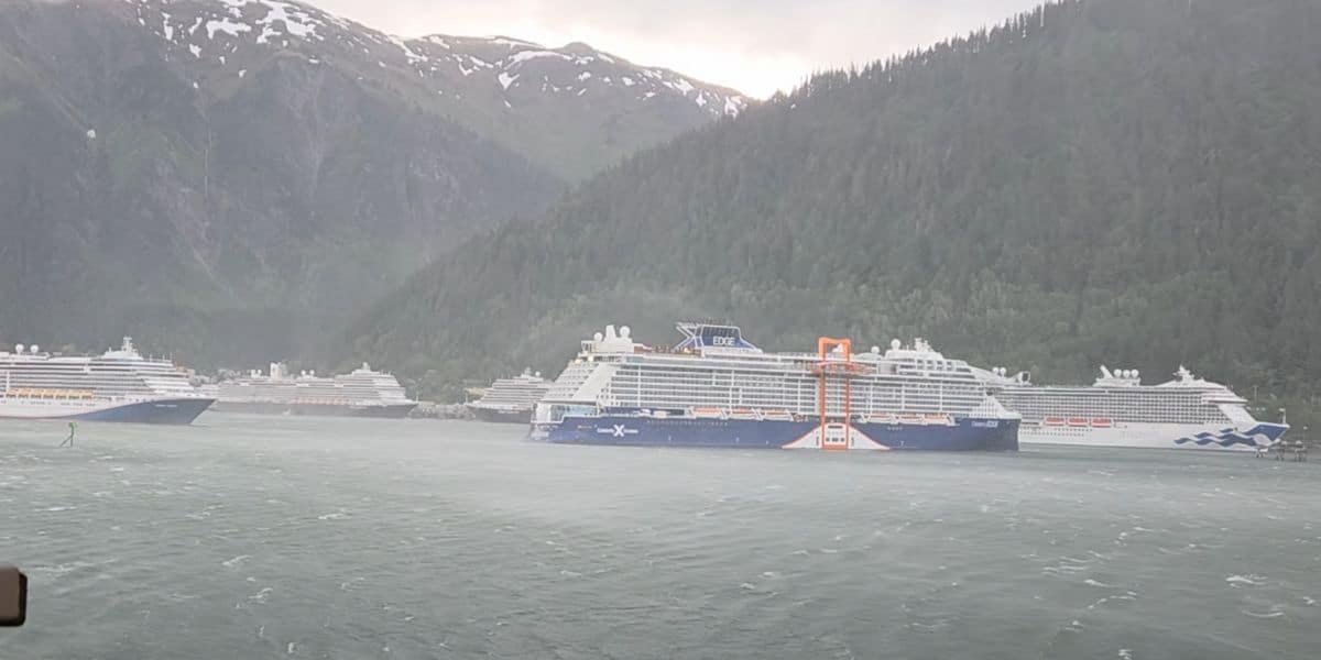 Celebrity Edge adrift off Juneau