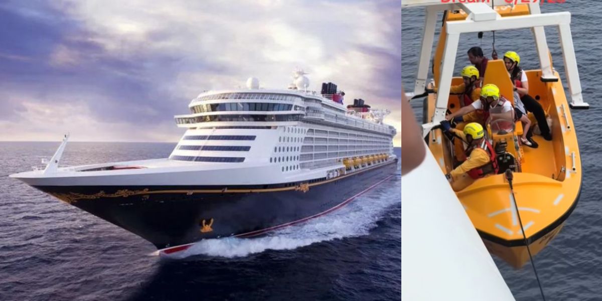 Disney Dream lifeboat rescue