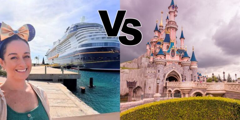 Disney cruise vs Disneyland Paris