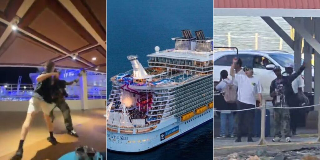 Streamer fight Harmony of the Seas