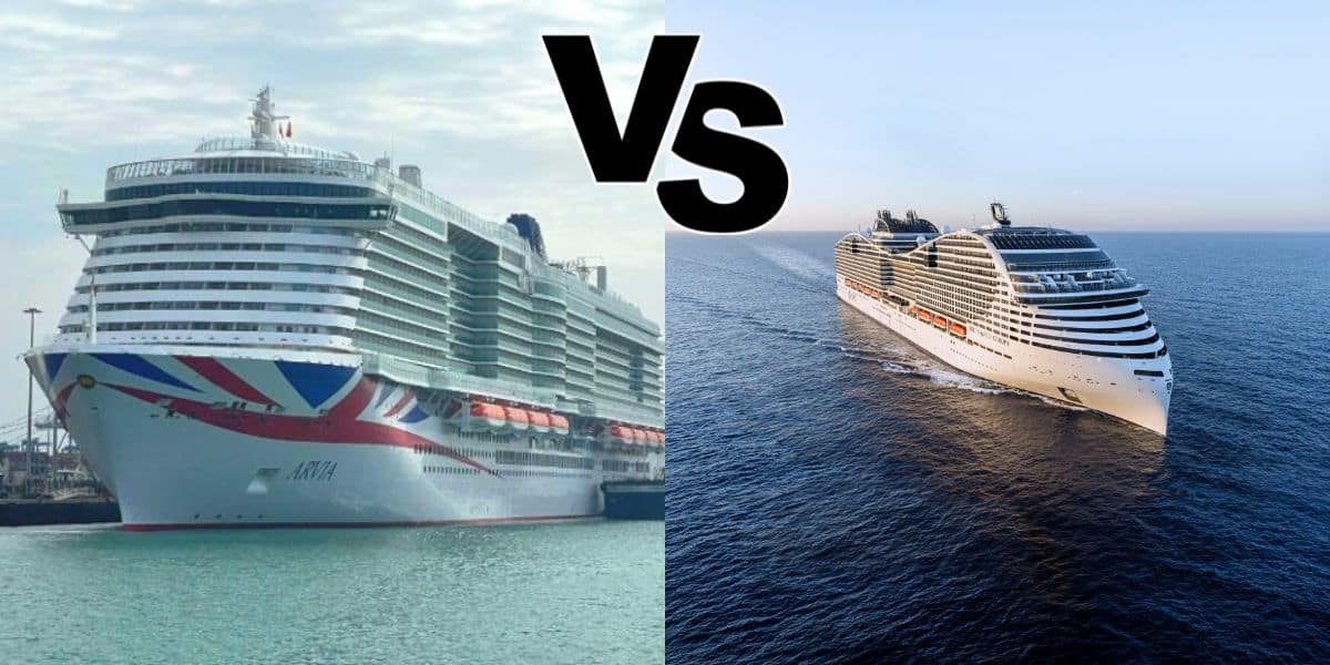 P&O vs MSC