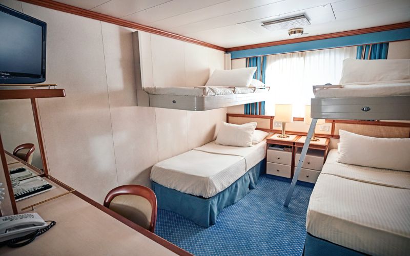 Ruby Princess oceanview cabin