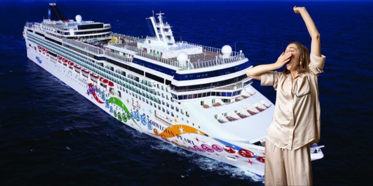 Pyjamas on a cruise