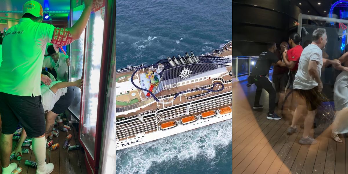 High winds interrupt MSC New Years Party