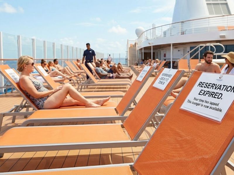 Lounger reservation expired