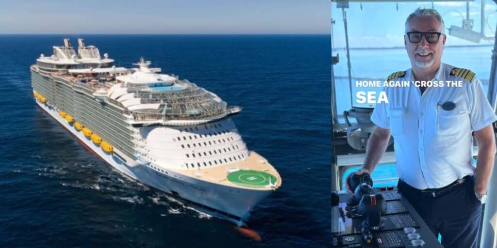 Royal Caribbean captain Johnny Faevelen