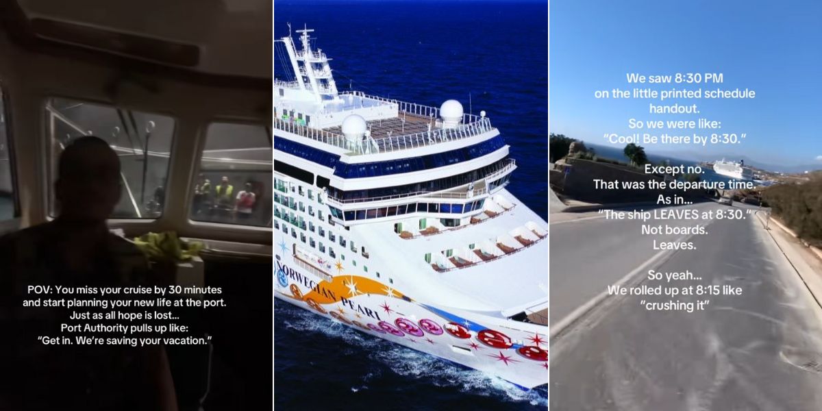 Cruisers miss last tender Norwegian Pearl