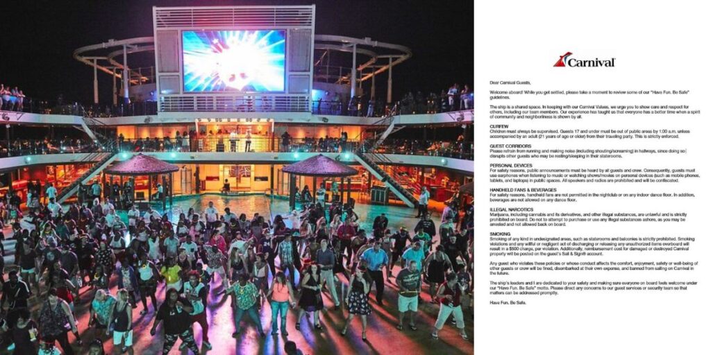 Carnival Have Fun Be Safe Letter