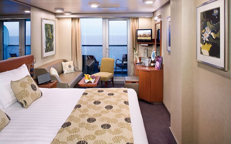 Verandah Stateroom on Eurodam