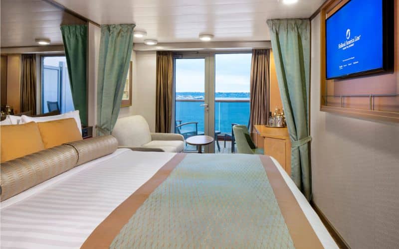 Verandah Staterooms on MS Zuiderdam 