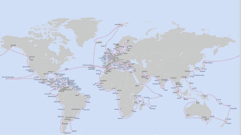 Victoria Majestic world map