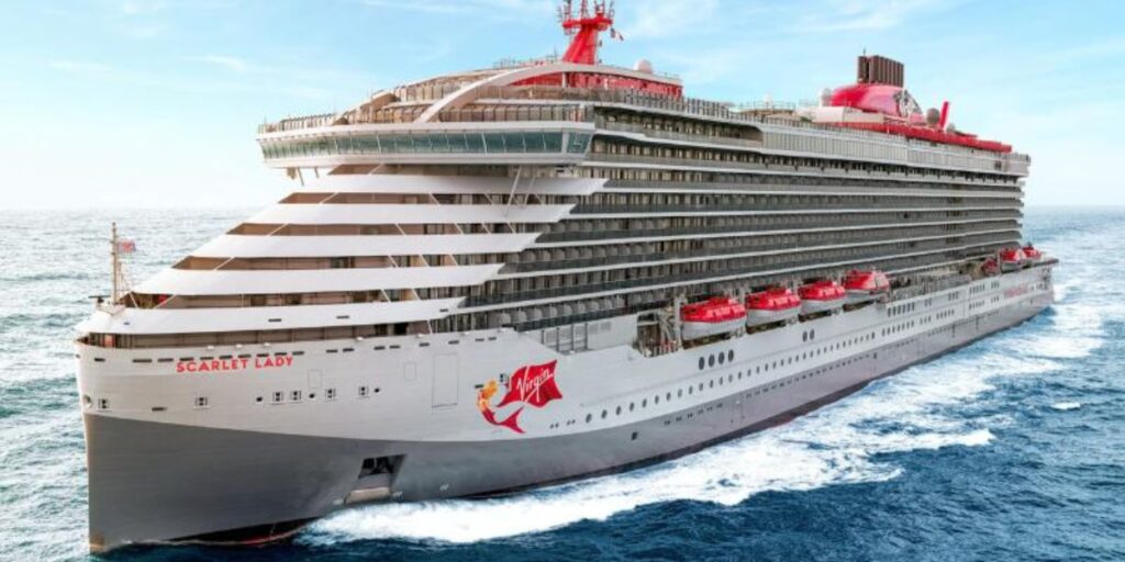 Virgin Cruise ship - Scarlet Lady