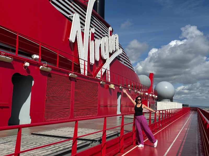 Jenni onboard Scarlet Lady