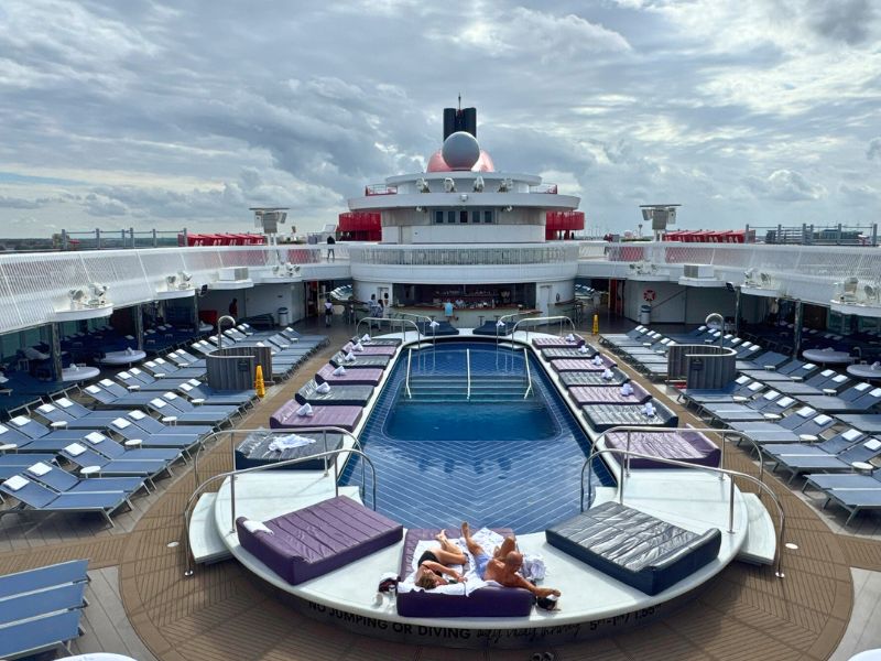 Virgin Voyages pool deck