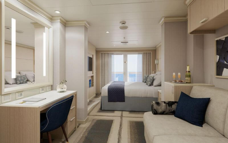 Vista Suite on Holland America Line cruise ship