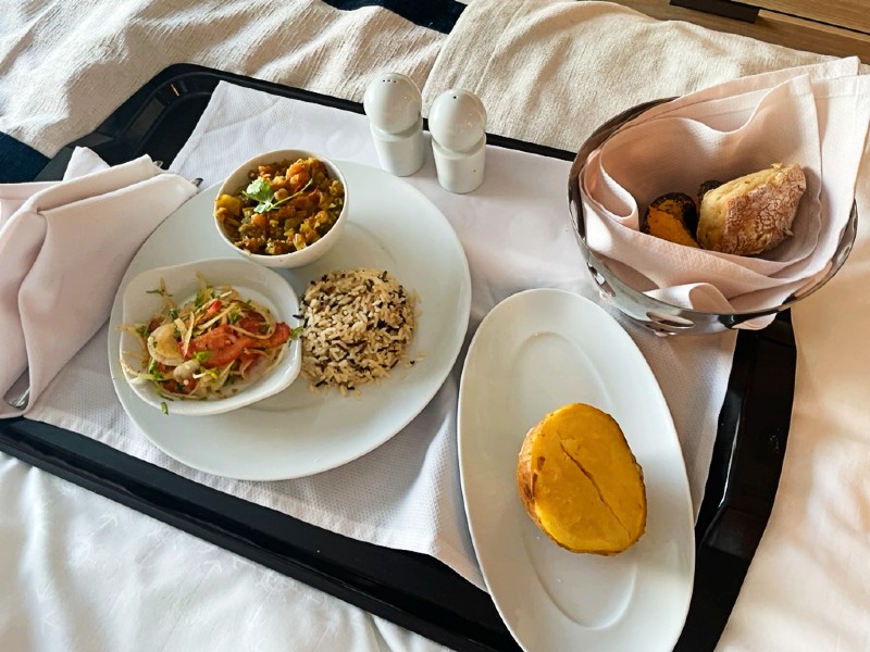 room service on a Windstar cruise