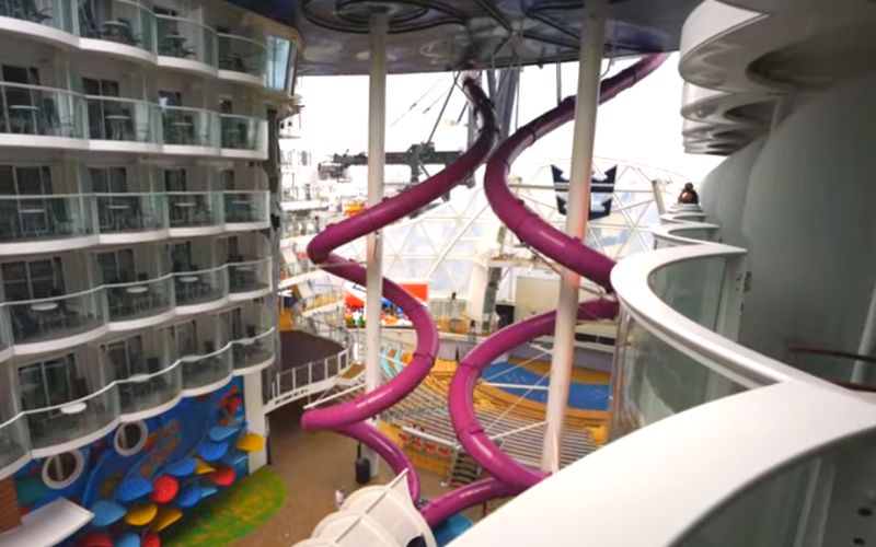 internal balcony on Harmony of the Seas