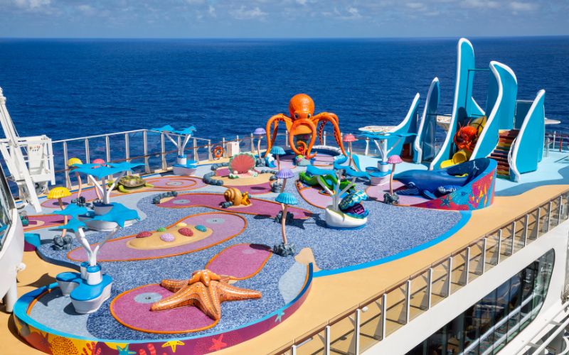 Wonder of the Seas splash area