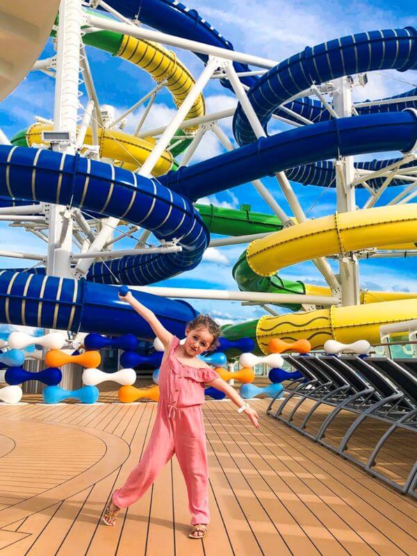 Young girl on Mariner of the Seas