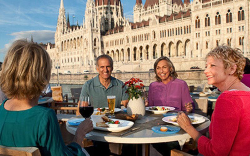 adult passengers on a Viking cruise ship