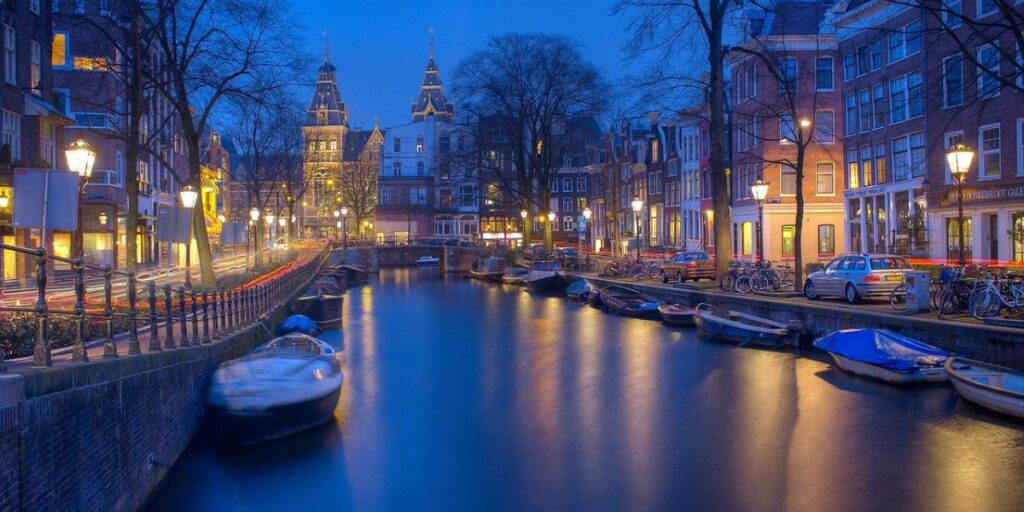 Amsterdam at night