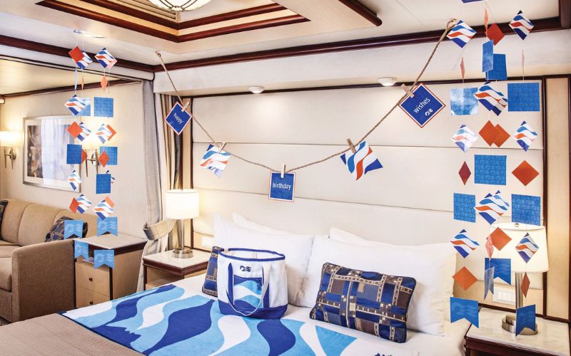 cruise decor on a ship