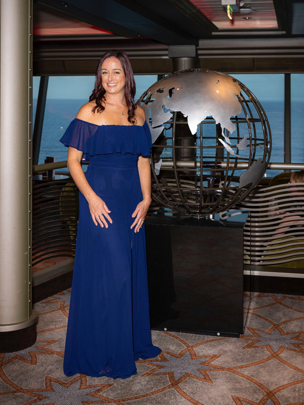 dressed up for formal night