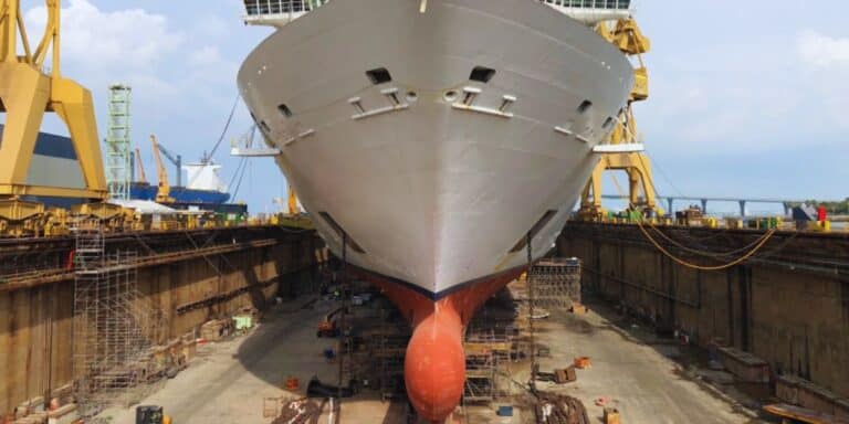 bottom of the ship
