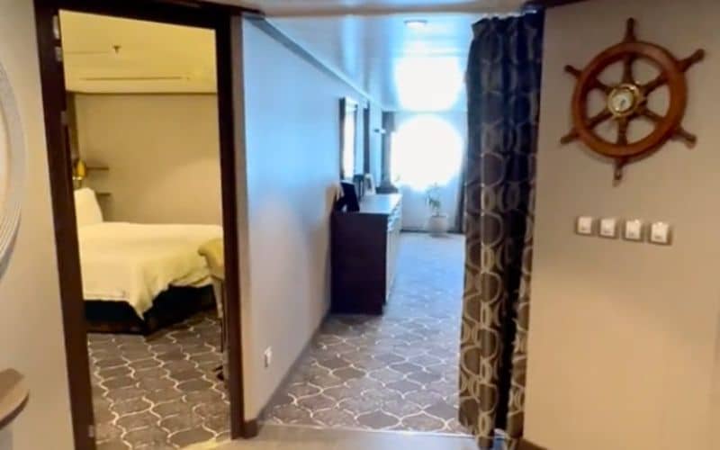 Entrance to the Captain's Suite on Celebrity Edge