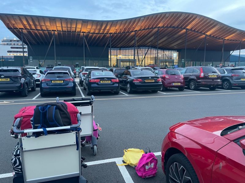 Horizon cruise terminal car park in Southampton 