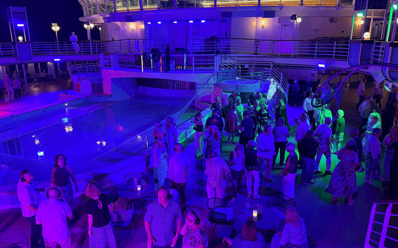 P&O Cruises silent disco