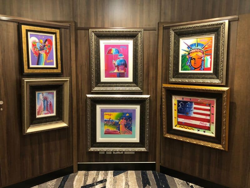 cruise ship art gammery