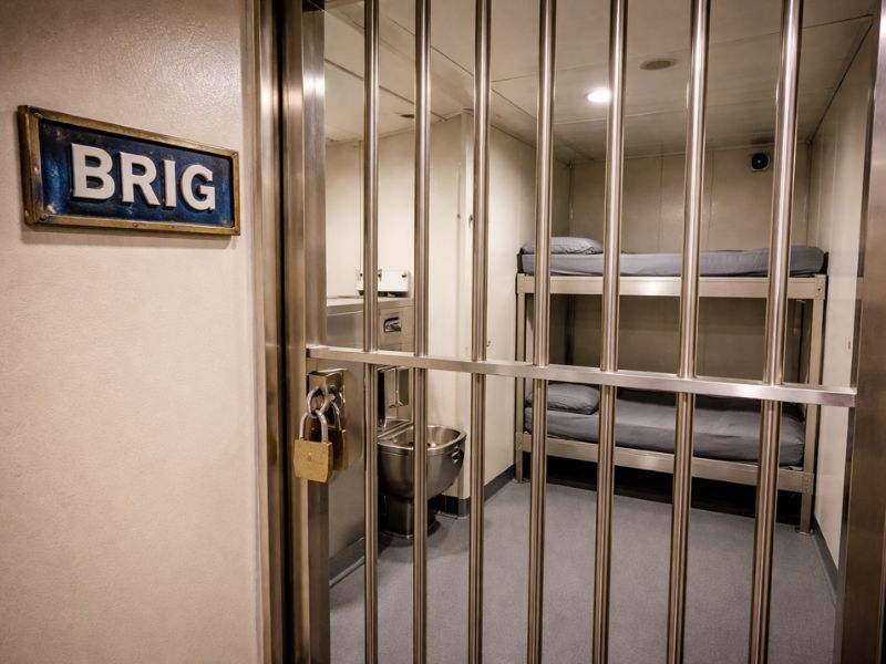 brig on a cruise ship