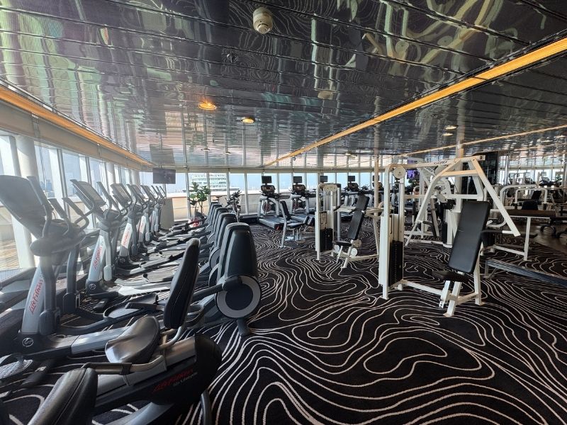 cruise ship gym