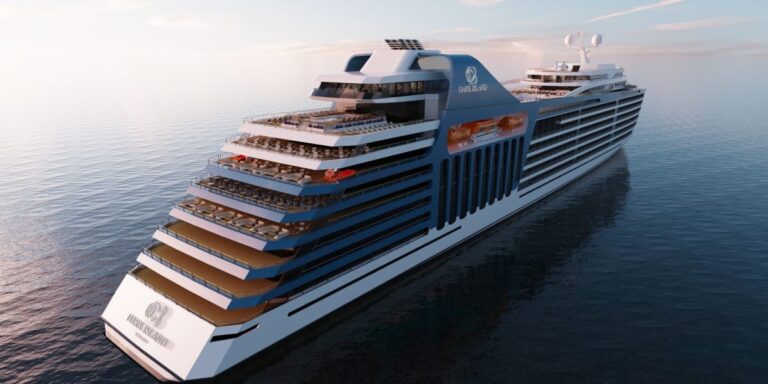 Dark Island residential cruise ship