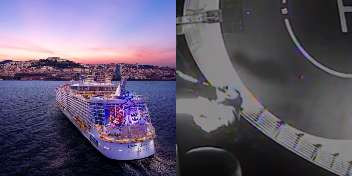 Allure of the Seas crew member rescue