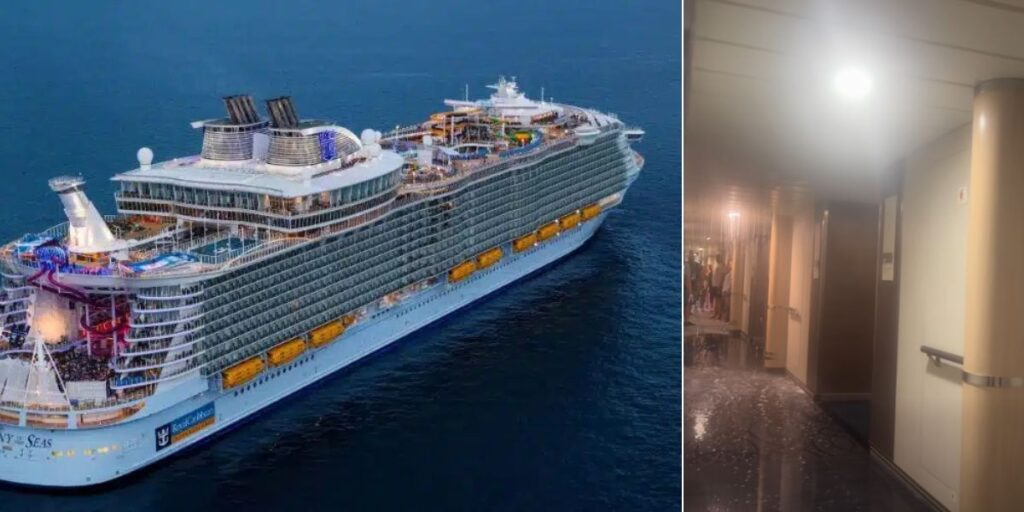 Harmony of the Seas flooding