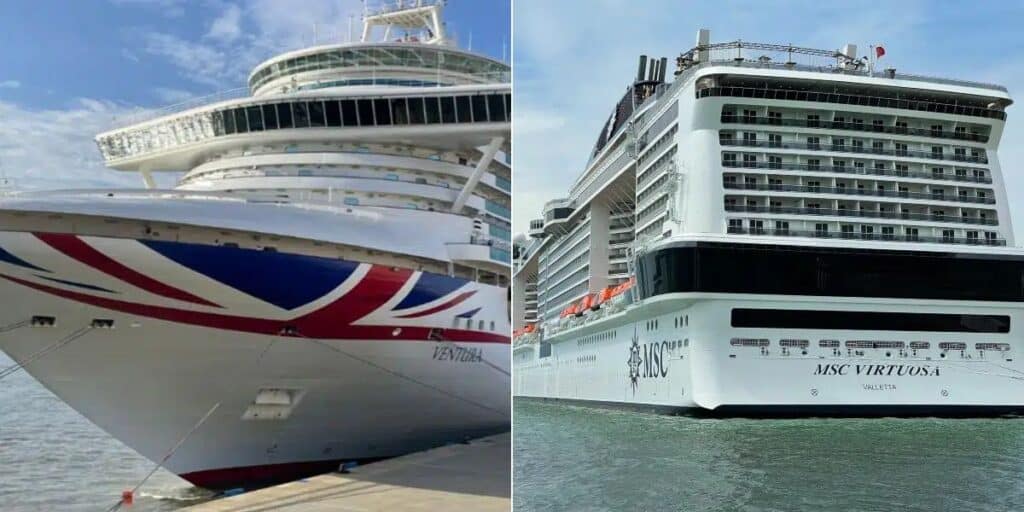 Ventura and MSC Virtuosa