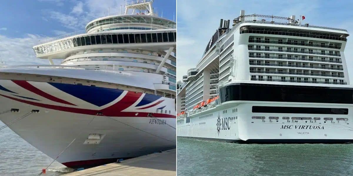 Ventura and MSC Virtuosa