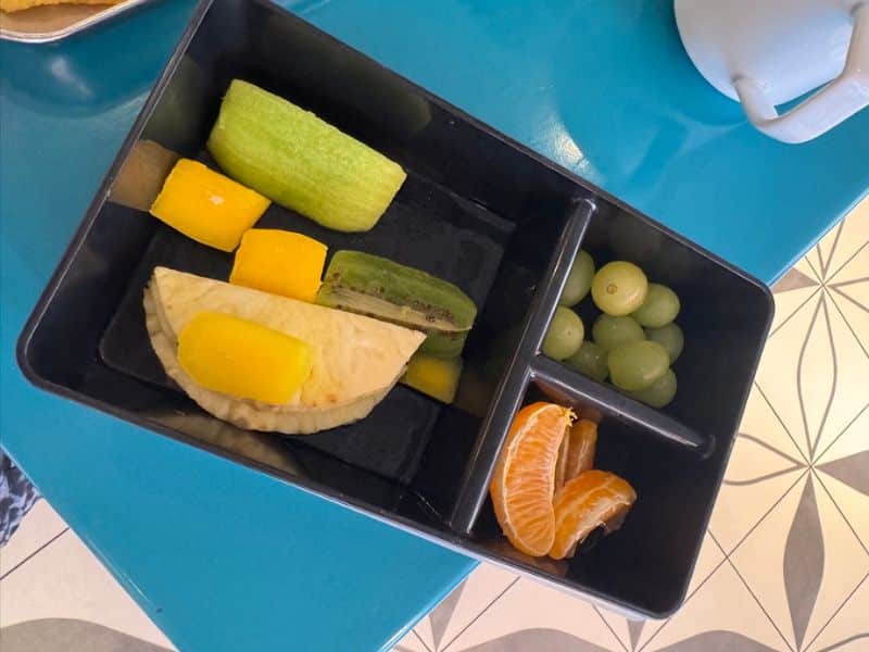 fruit in a container