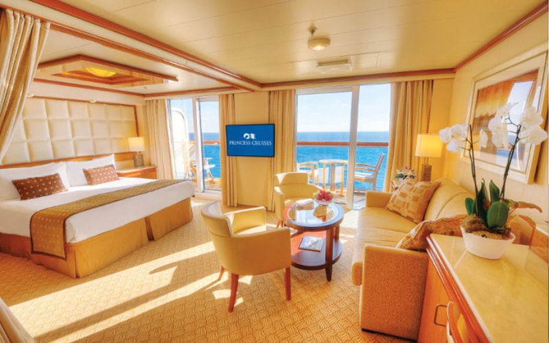 princess cruise line suite perks