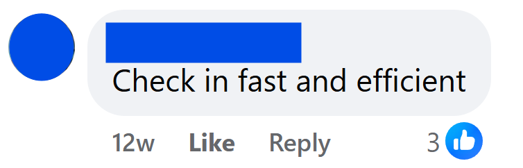 Check in fast and efficient