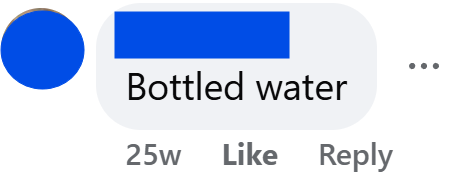 Bottled water