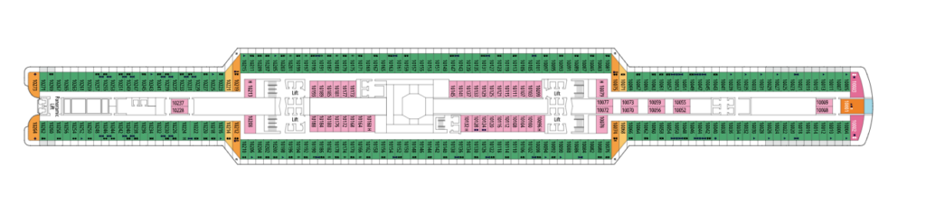 MSC Seaside deck plan