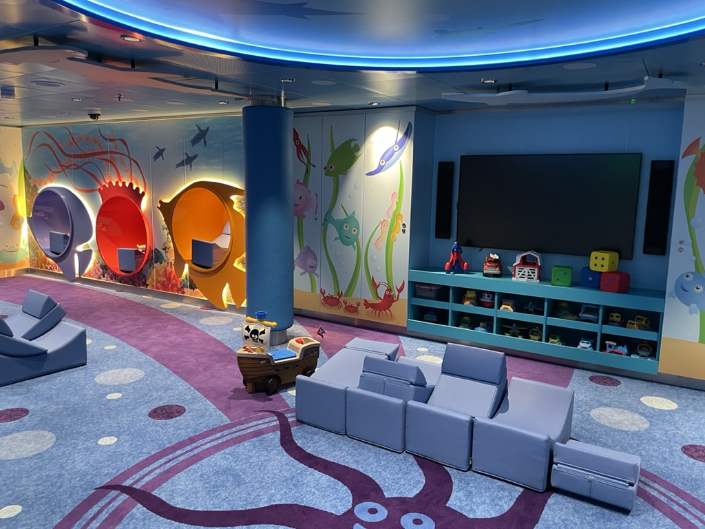 Camp Ocean kids club on Carnival Cruise Line