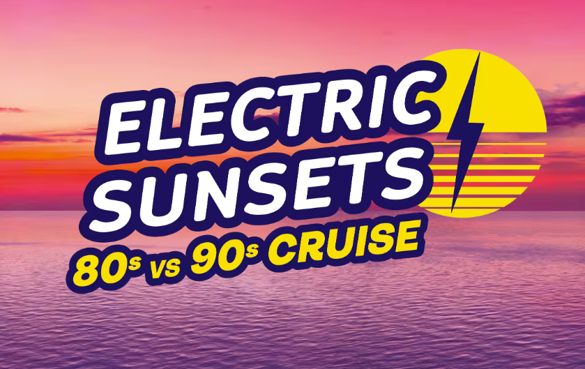 Electric Sunsets 80s vs 90s cruise