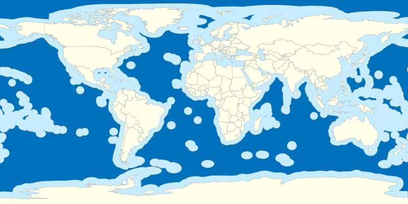 The international water map