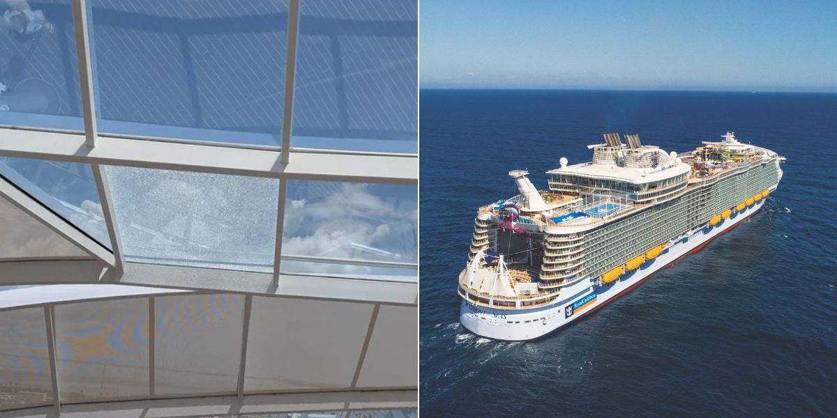 Glass break on Symphony of the Seas