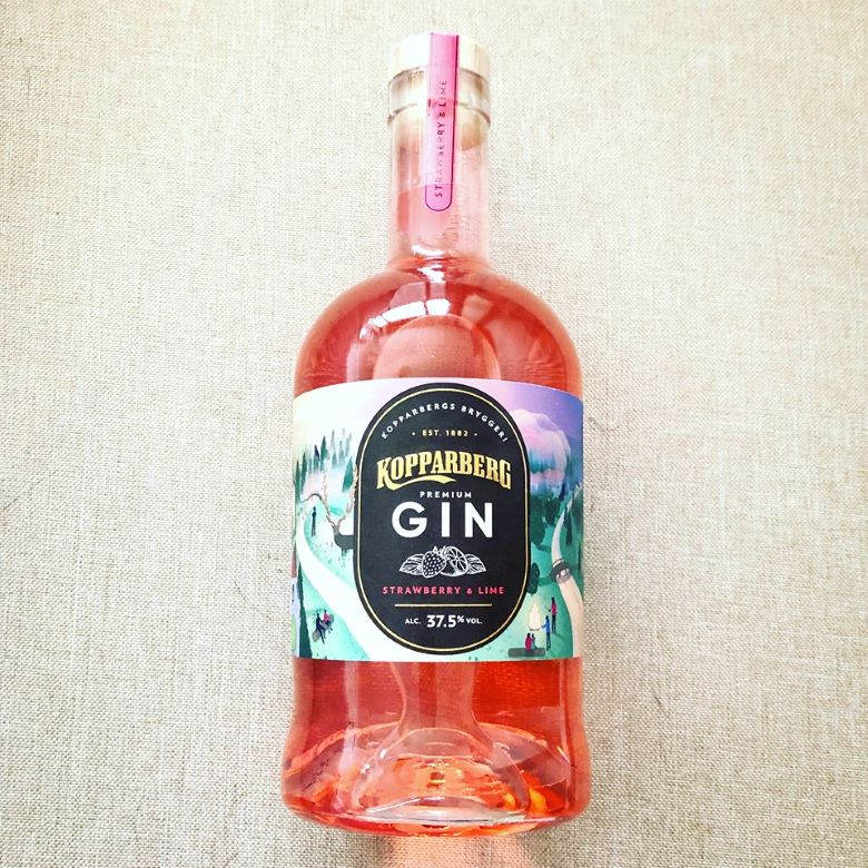 Bottle of Kopparberg Gin